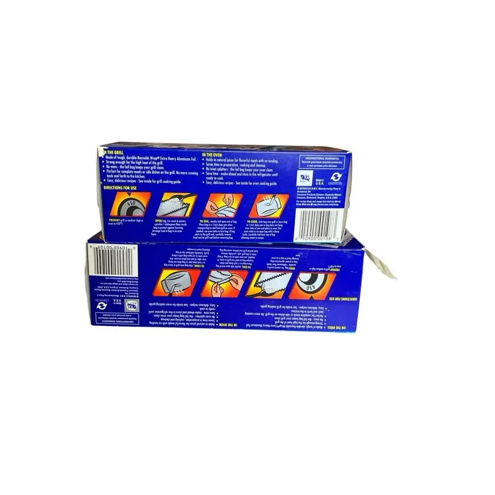 Reynolds HotBags FoilBags LARGE 2 Ct REGULAR 3 Ct Size‎ Extra HeavyDuty READ